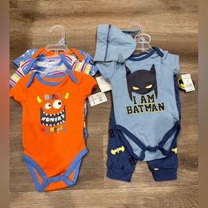 Kidgets Orange and Blue Kids One Pieces